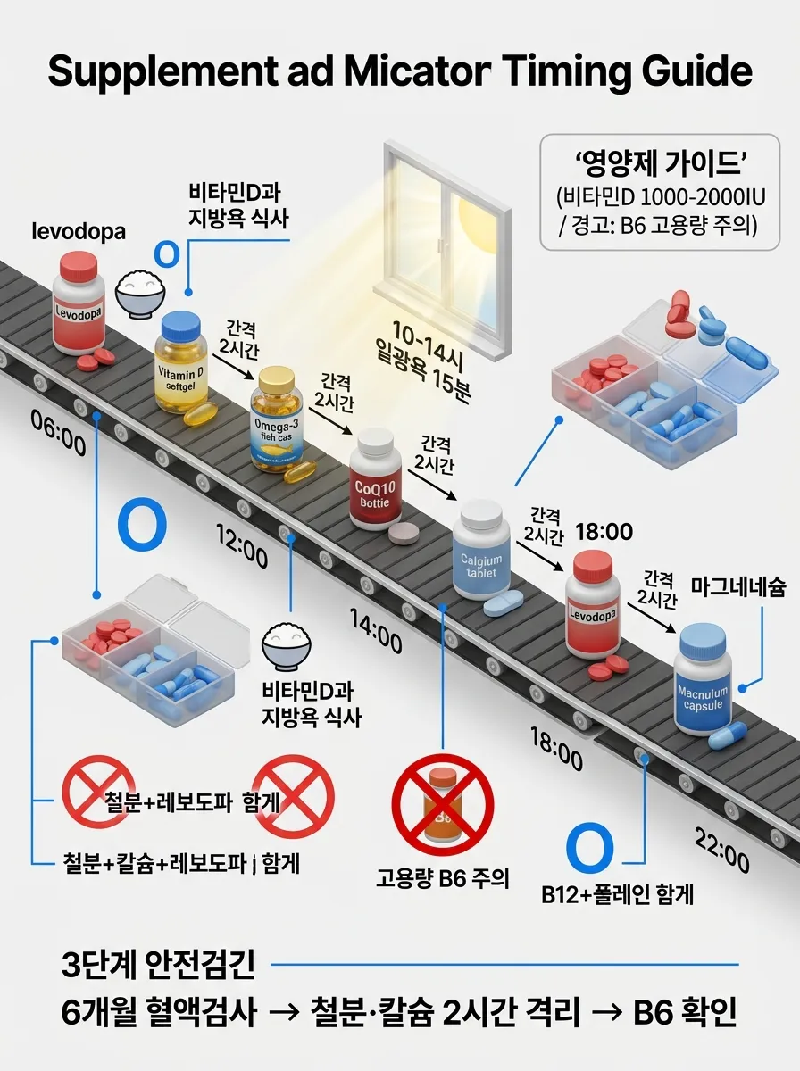 영양제 & 약물 복용 시간표